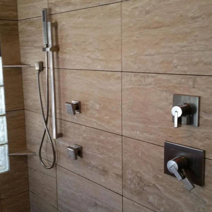Shower fixture installation for Gas Line Repair in Harrah